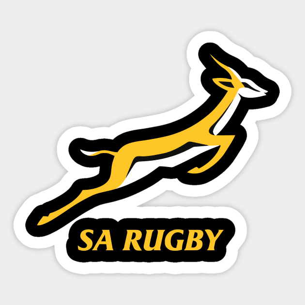 Springboks rugby Sticker by danonbentley